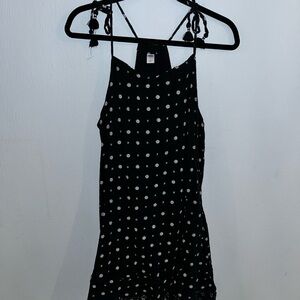 Old Navy Black and White Midi Dress